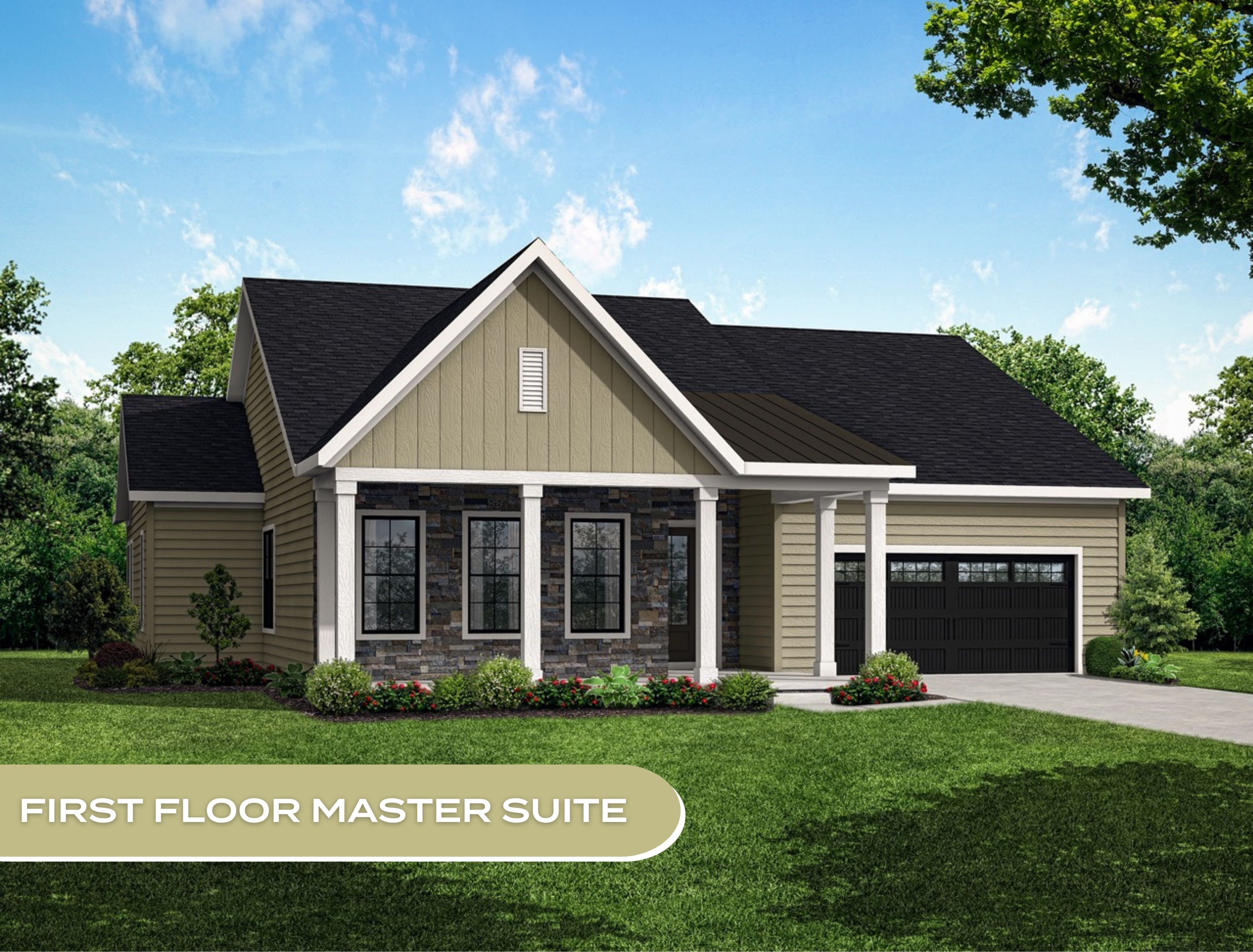 Zander - The Porches of Allenberry: Boiling Springs, Pennsylvania - Garman Builders, Inc. 