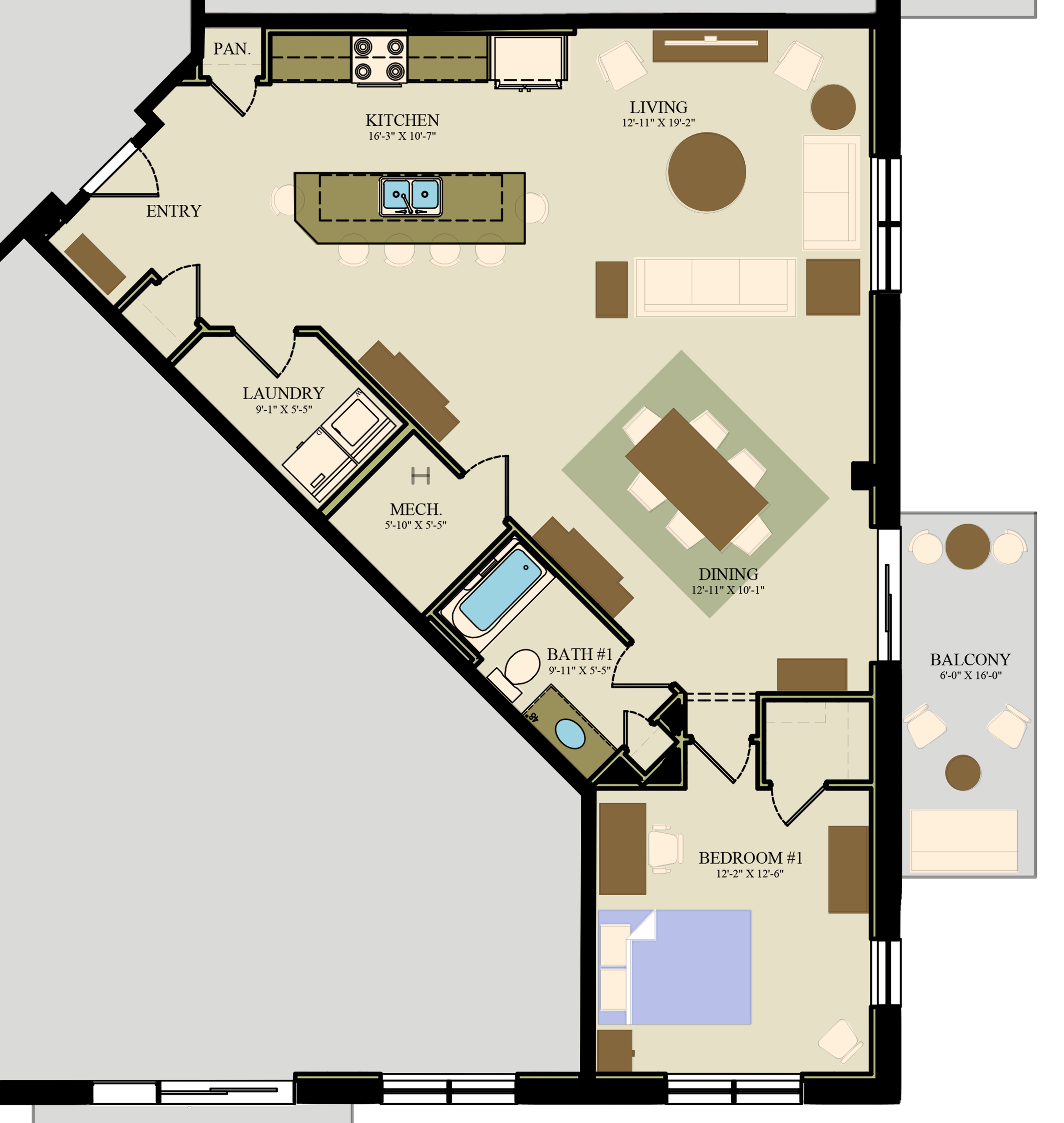 Suite 105 floor plan