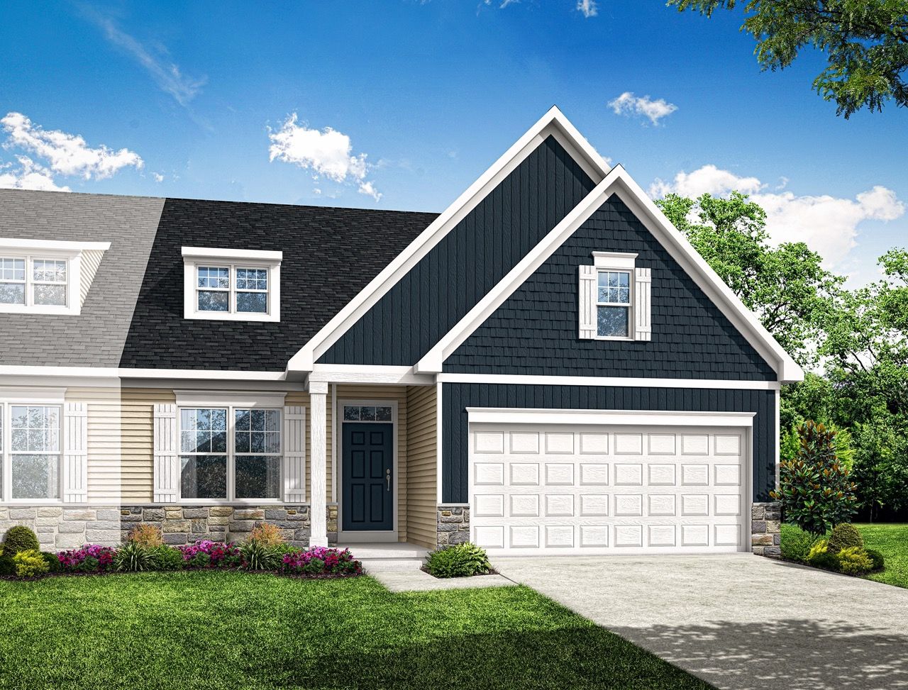 Front Elevation of the Griffin Model from Garman Builders