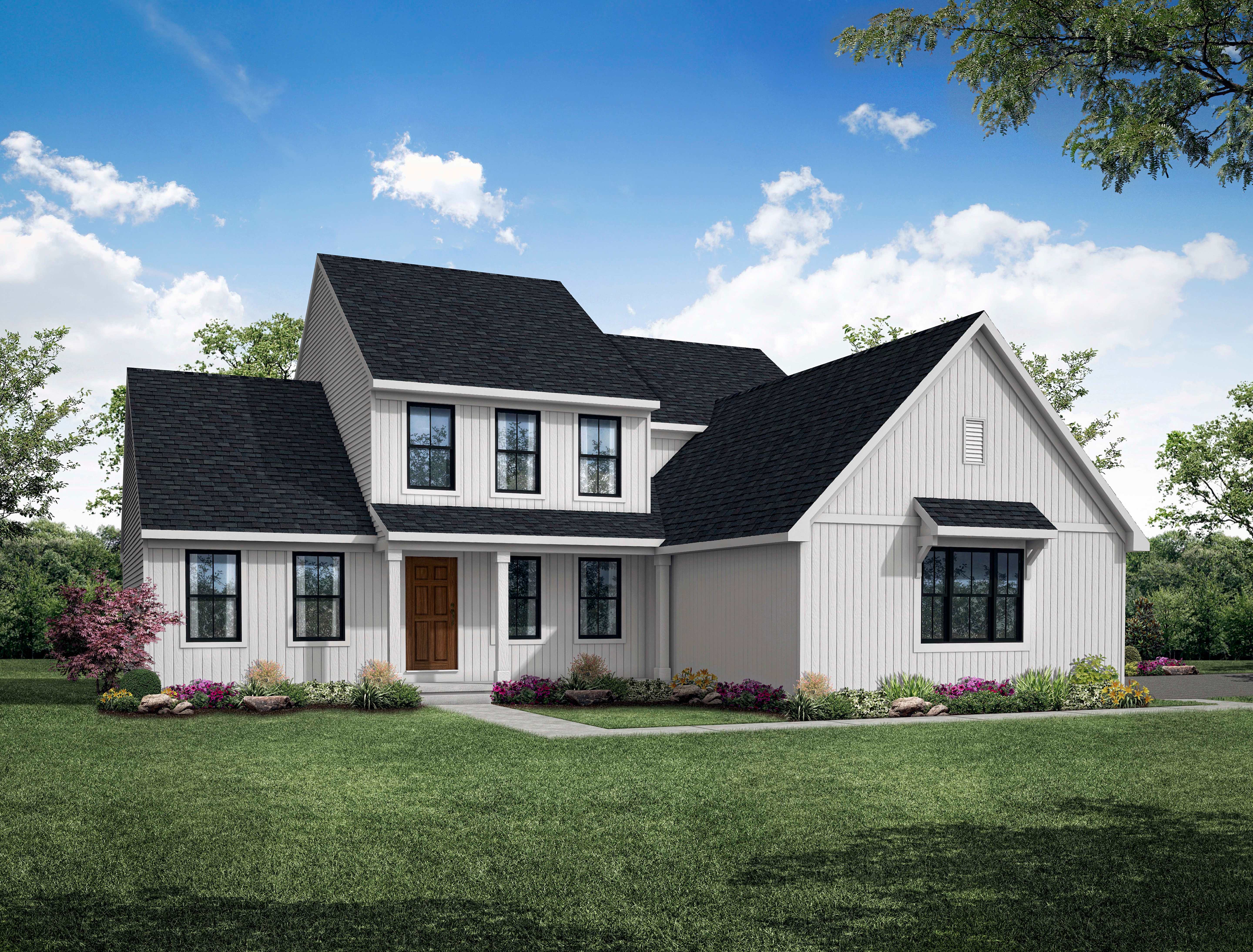 Front Elevation of the Heron Model from Garman Builders