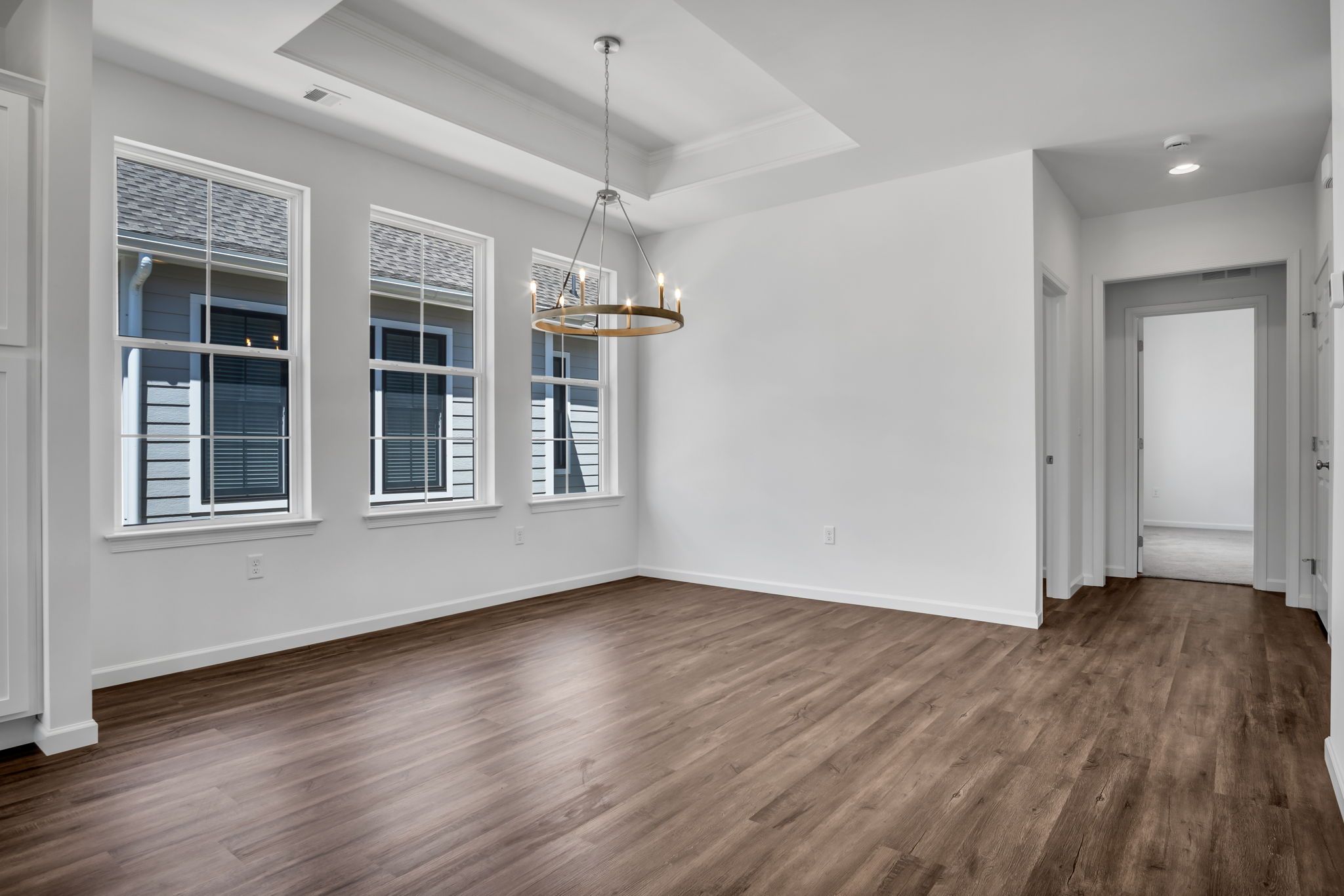 Dining Room of the Tippet Model from Garman Builders
