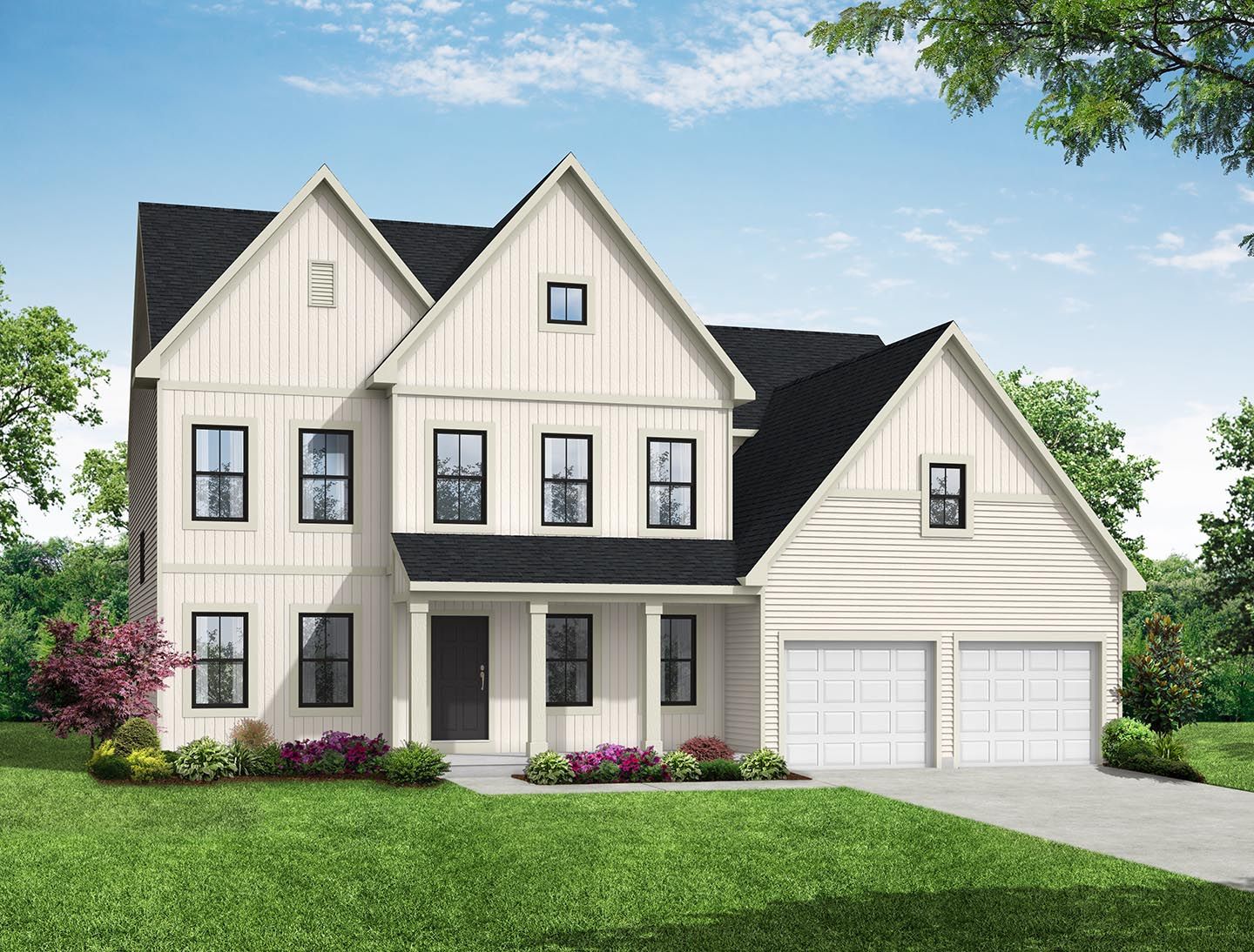 Front Elevation of the Kinsey Model from Garman Builders