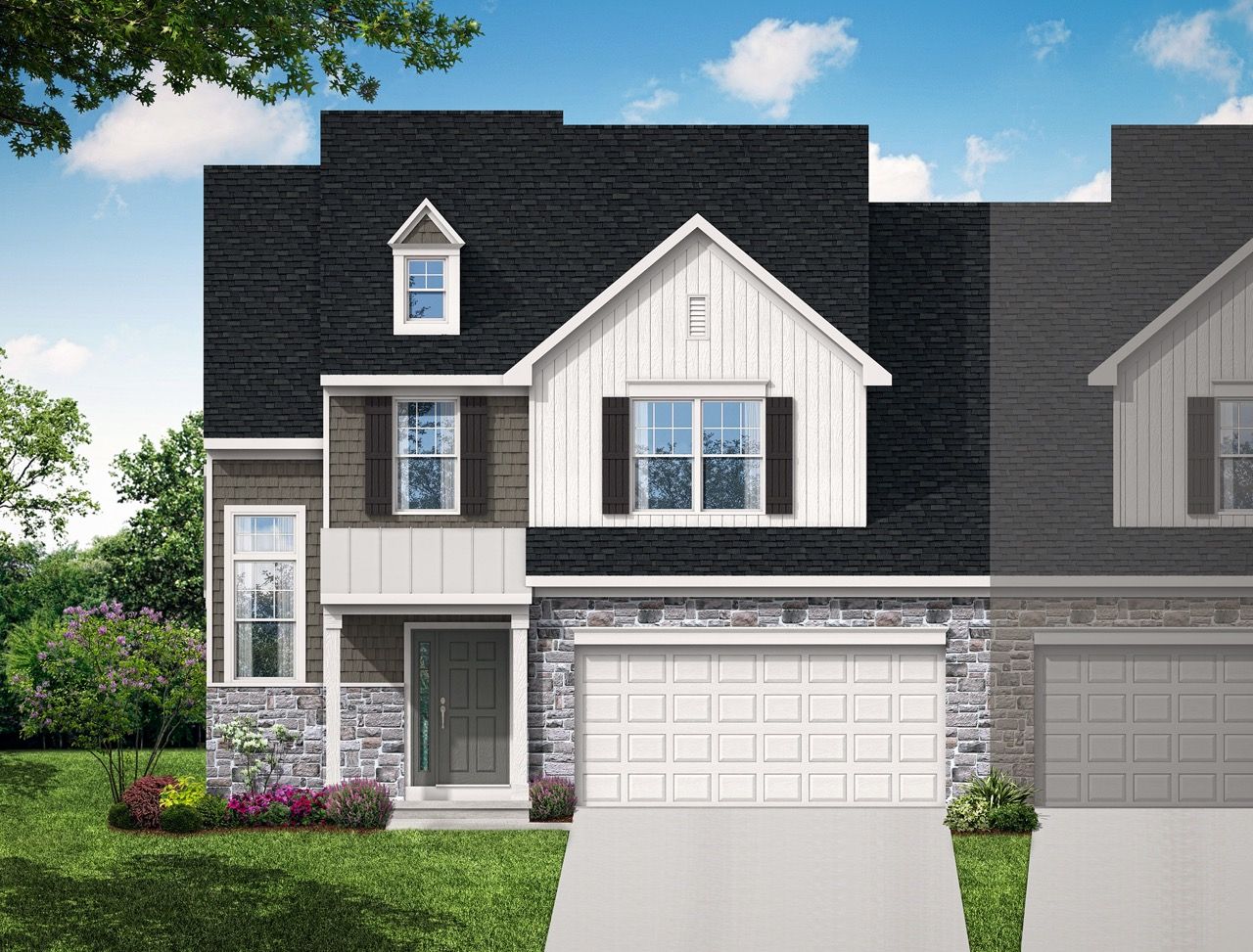 Front Elevation of the Sloane II Model from Garman Builders