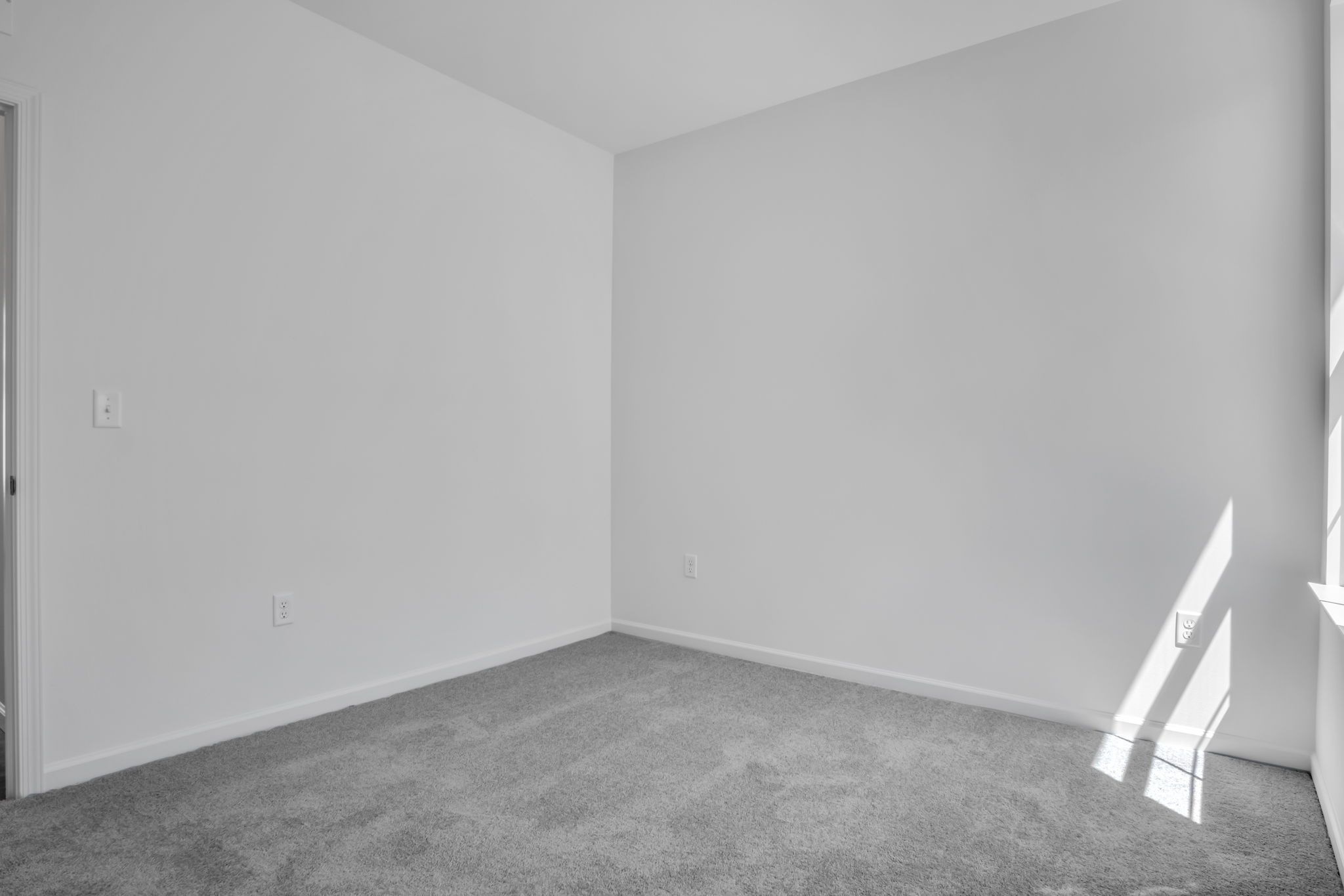 Empty Bedroom of the Tippet Model from Garman Builders