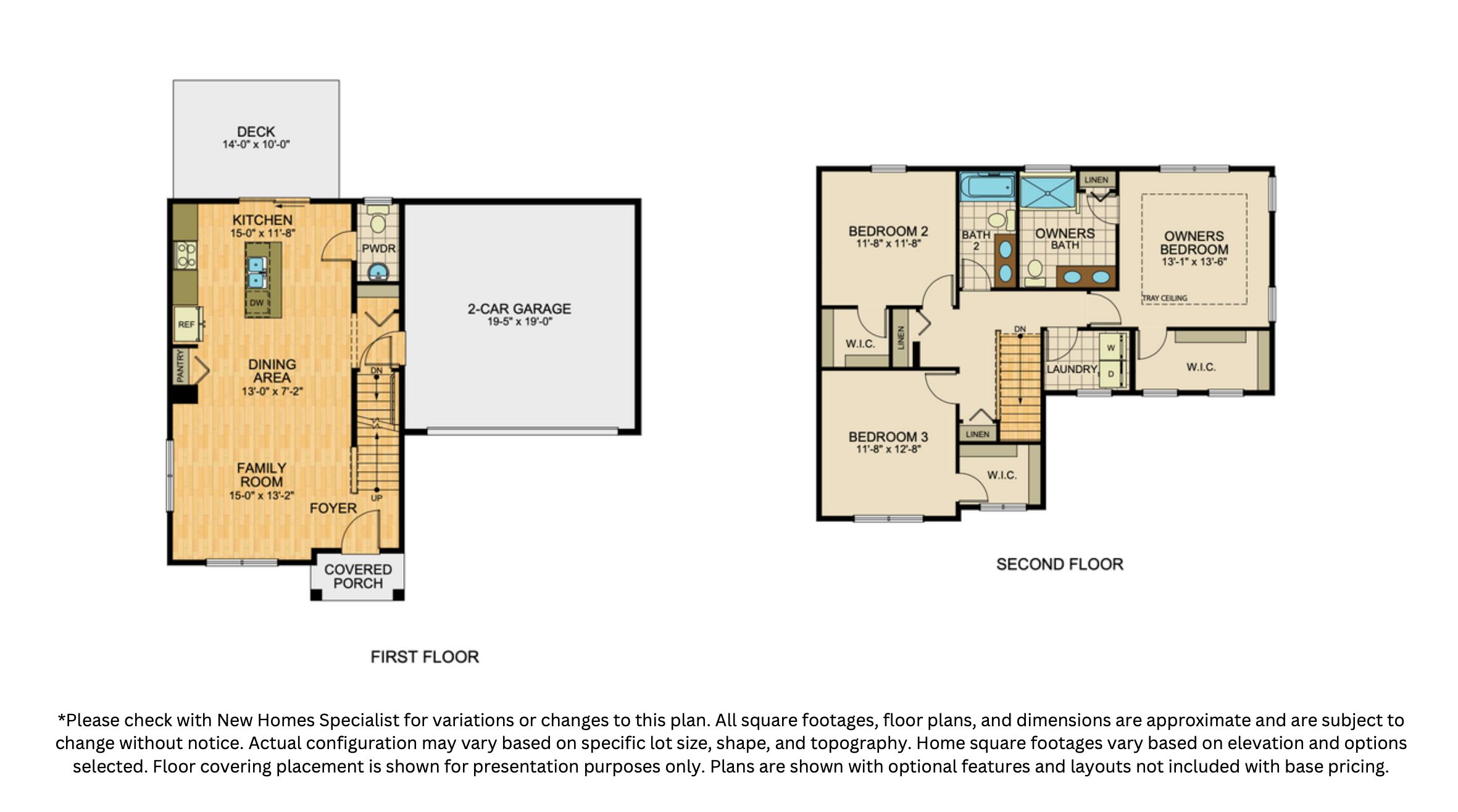 Floorplan of the Willow Model from Garman Builders