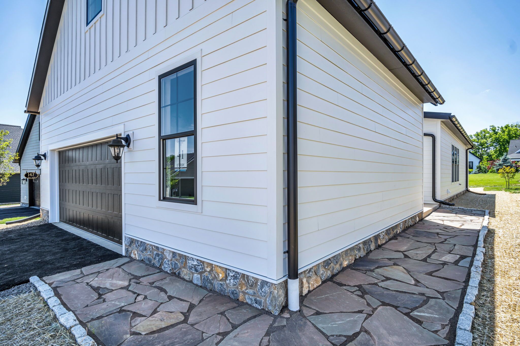 Rear Elevation of the Tippet Model from Garman Builders