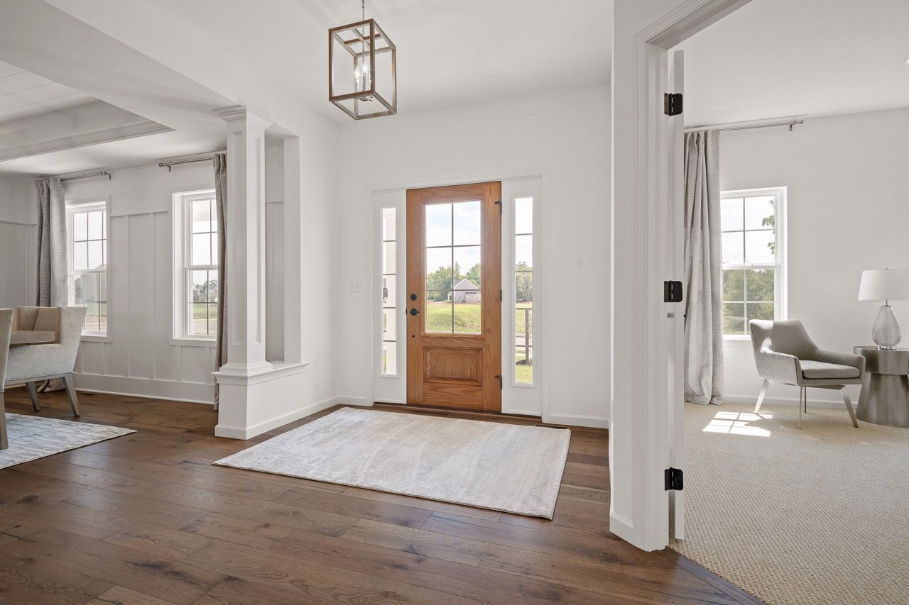 Front entrance in the Ariel model from Garman Builders