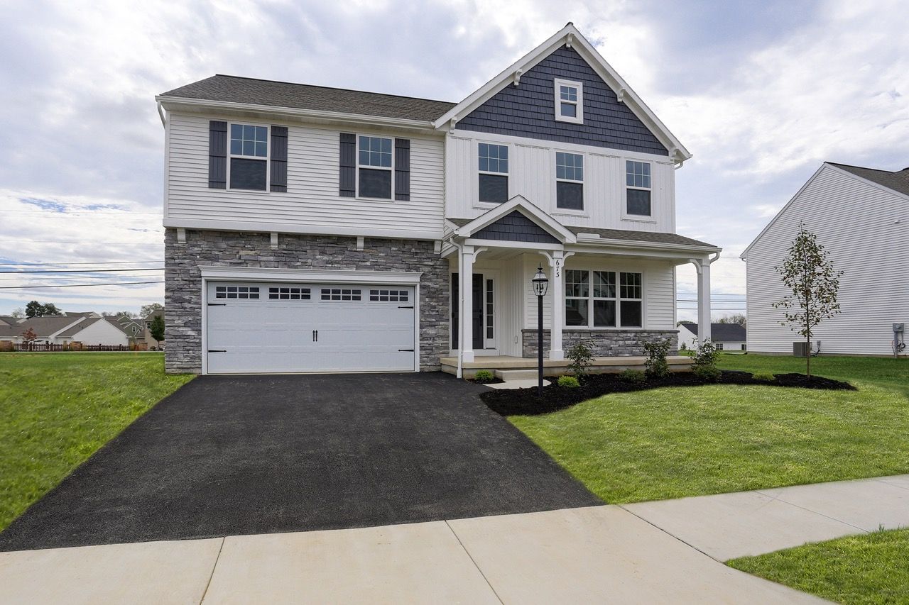 Front Elevation of the Sienna Model from Garman Builders