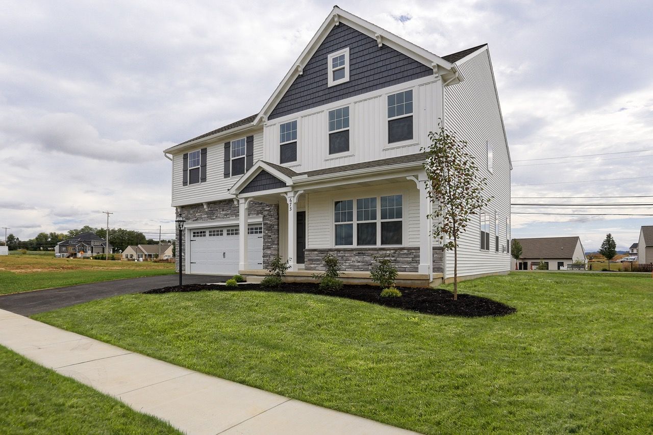 Front Elevation of the Sienna Model from Garman Builders