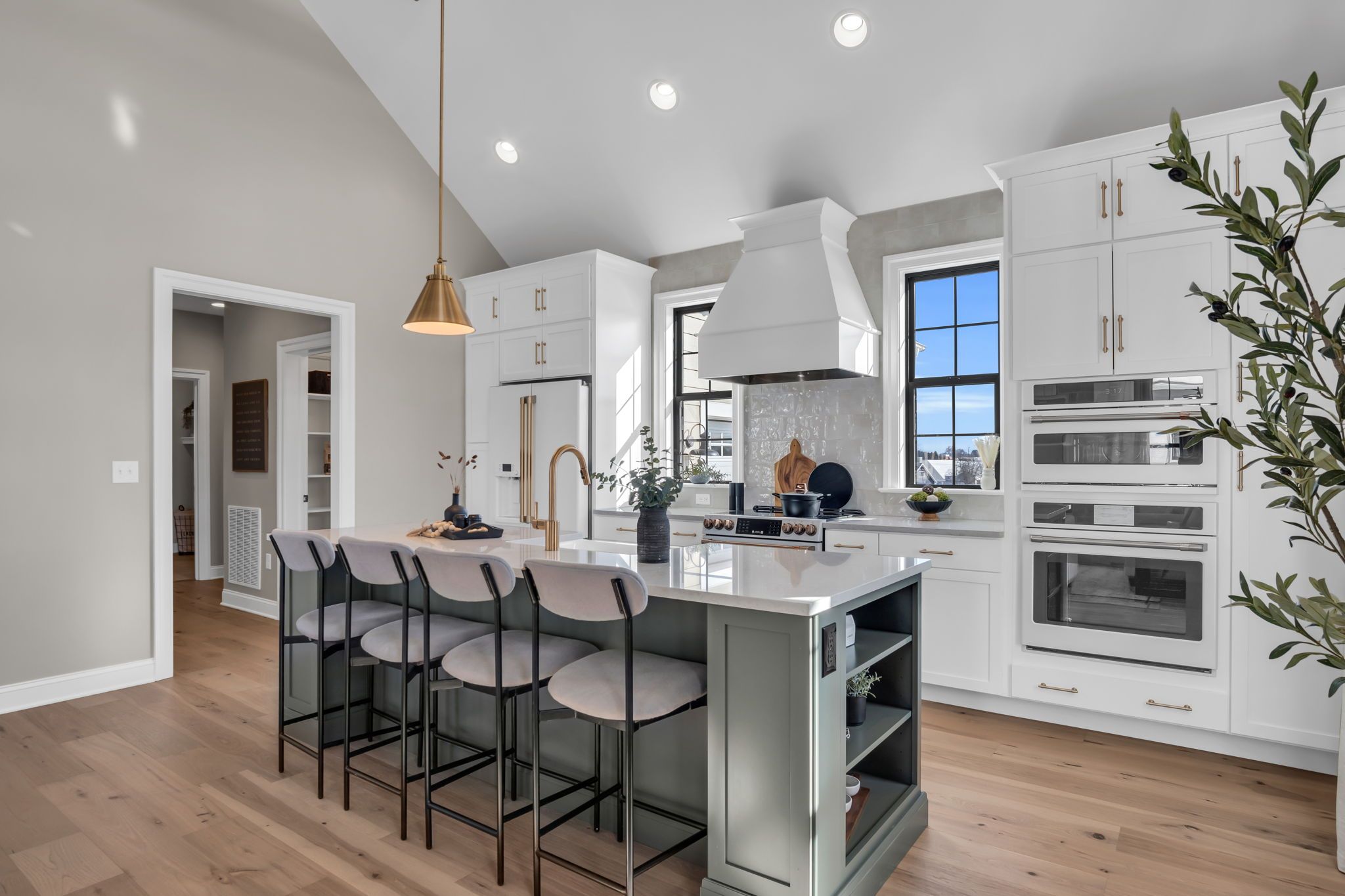 Kitchen in the Arbor model from Garman Builders