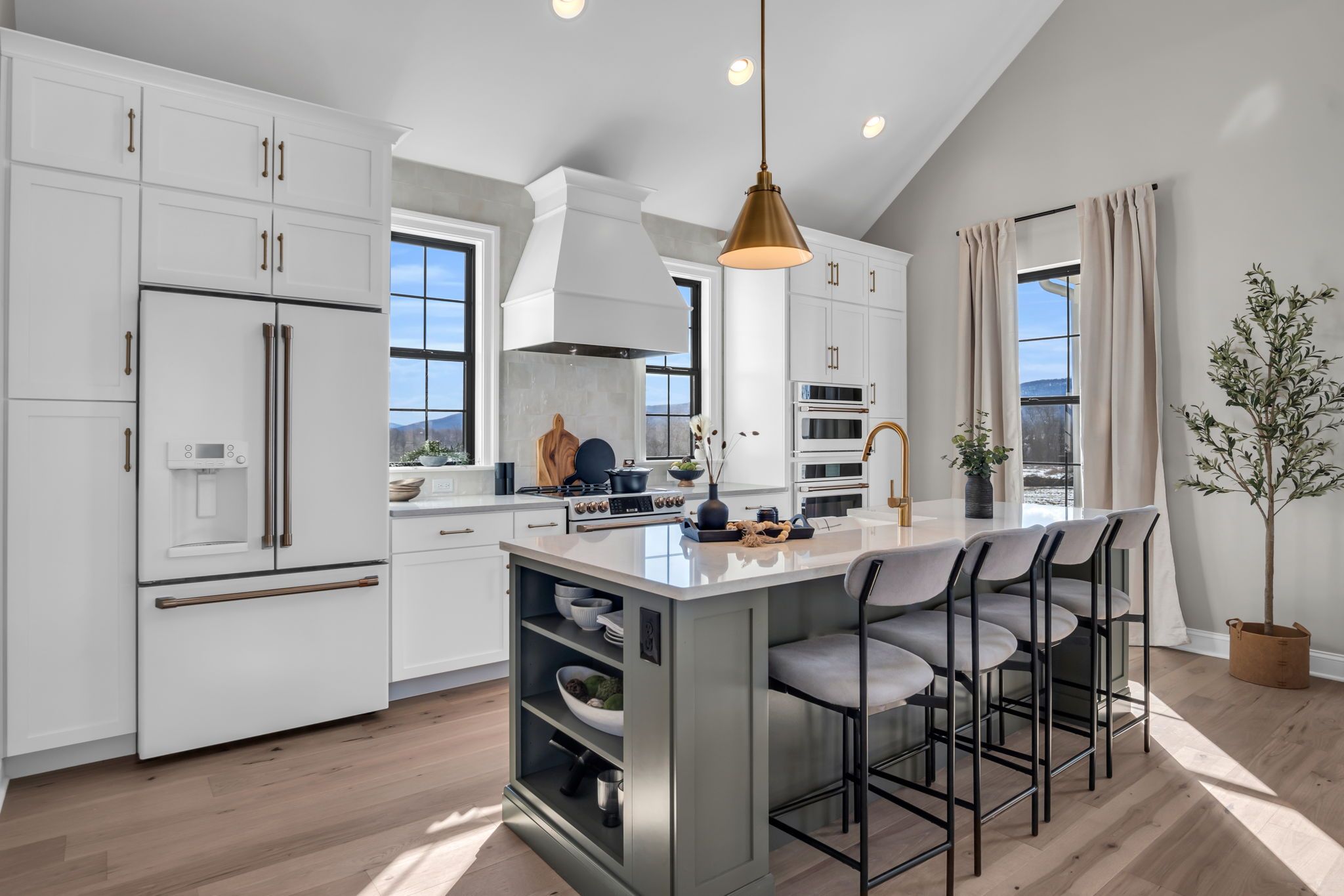 Kitchen in the Arbor model from Garman Builders