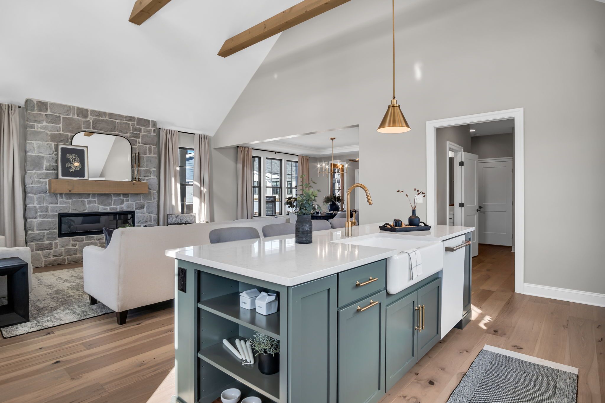Kitchen in the Arbor model from Garman Builders