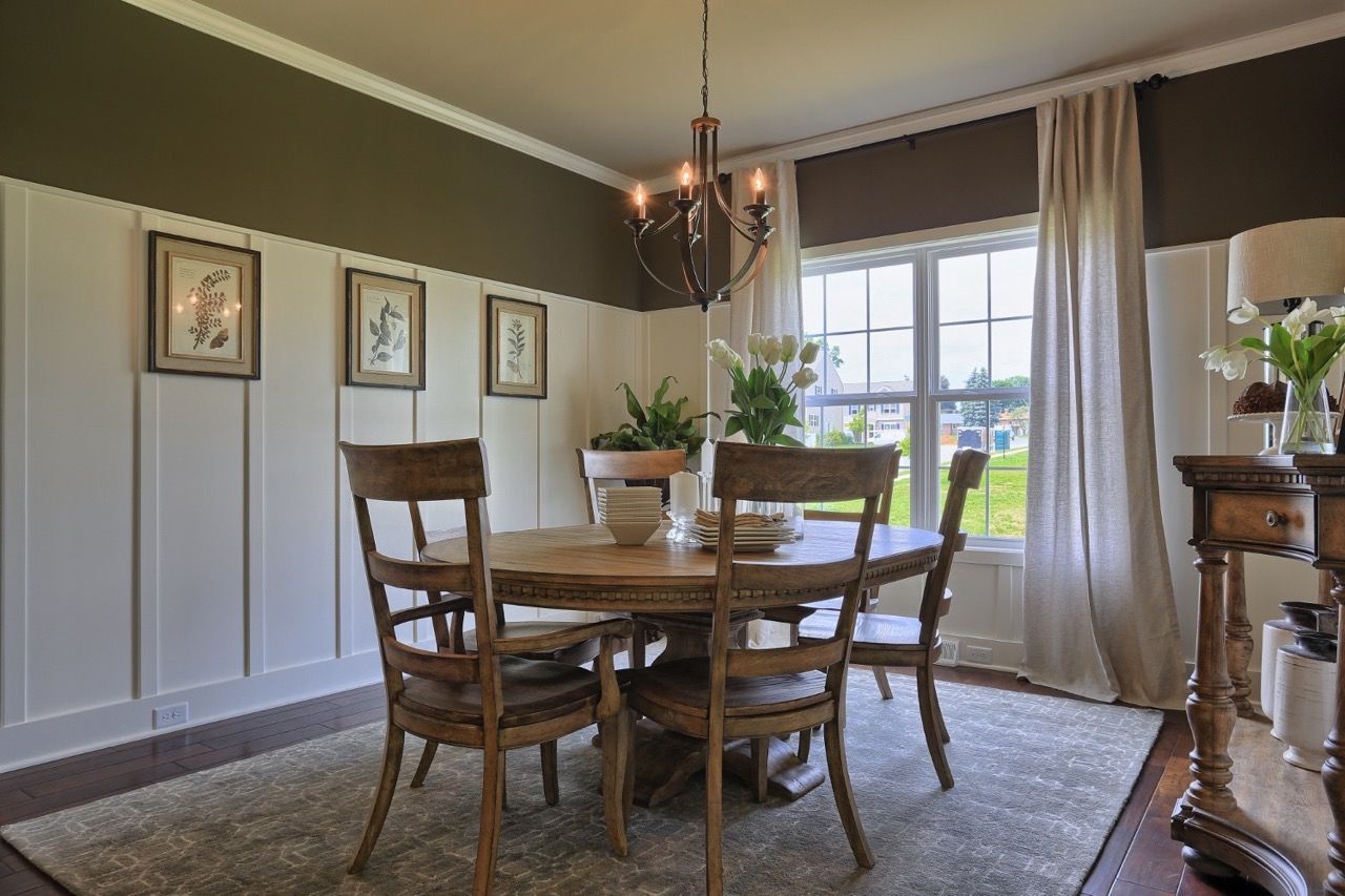 Dining Room of the Sienna Model from Garman Builders