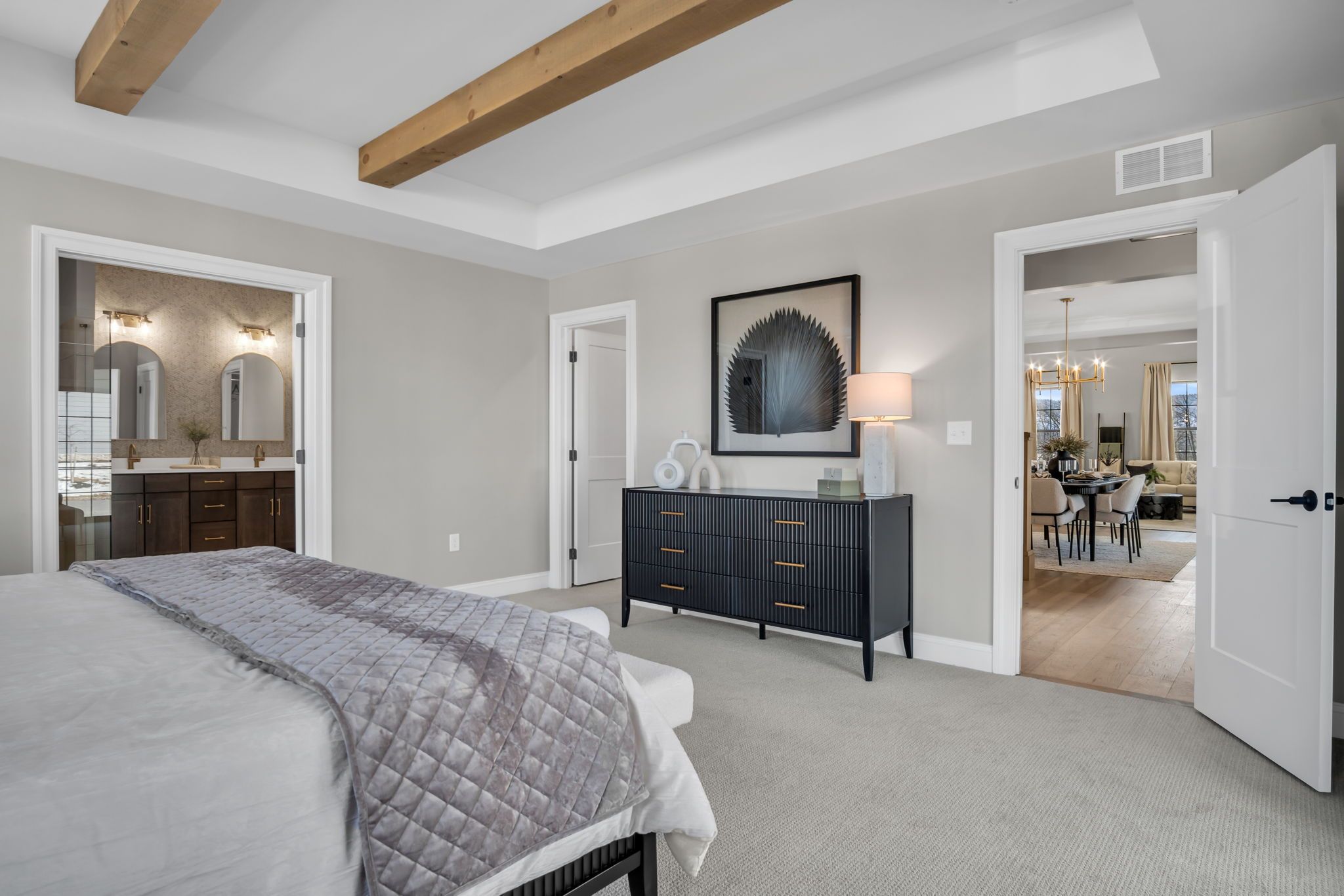 Bedroom in the Arbor model from Garman Builders