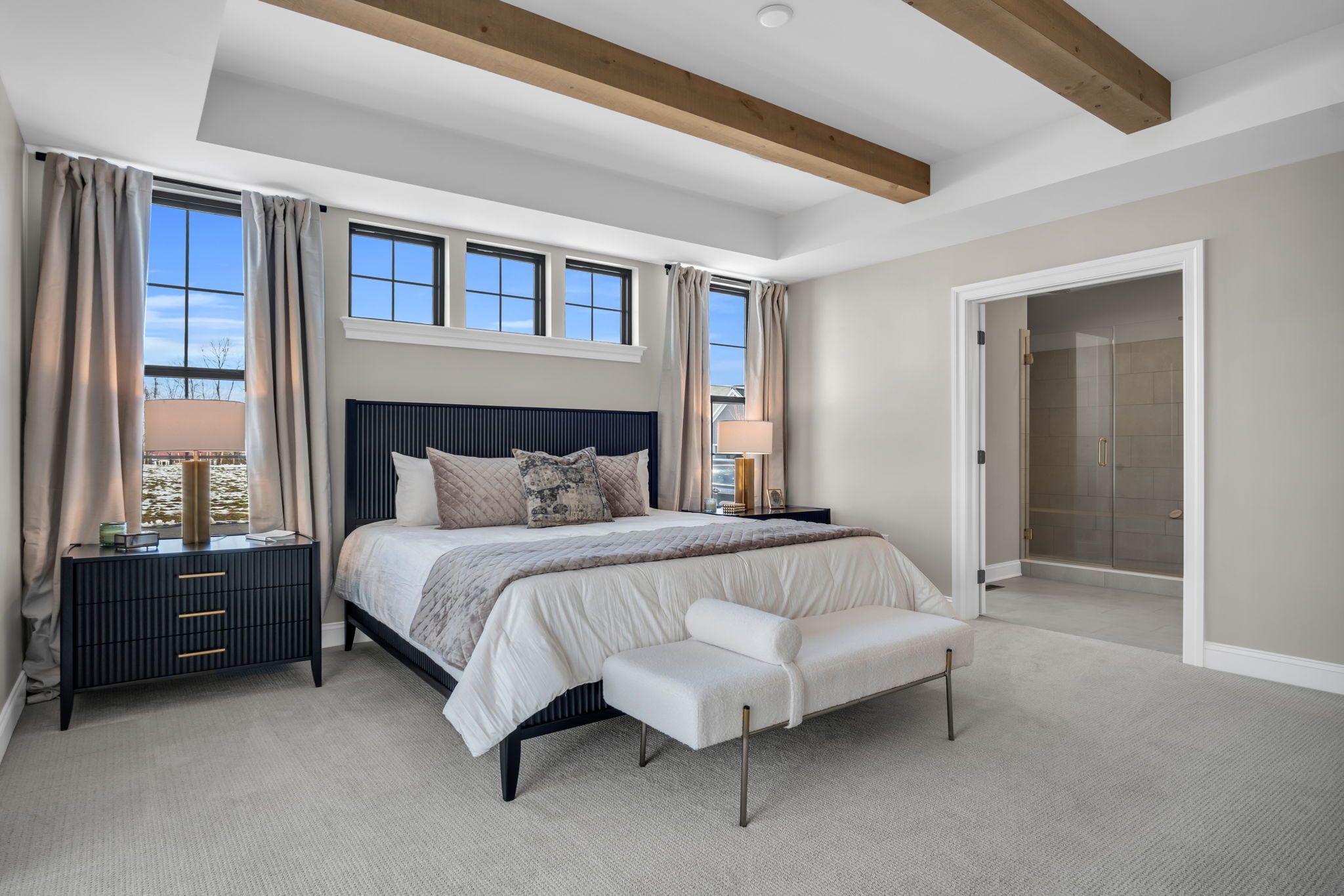 Bedroom in the Arbor model from Garman Builders