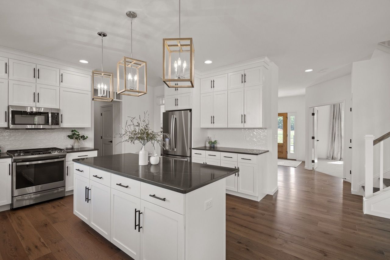 Kitchen in the Ariel model from Garman Builders