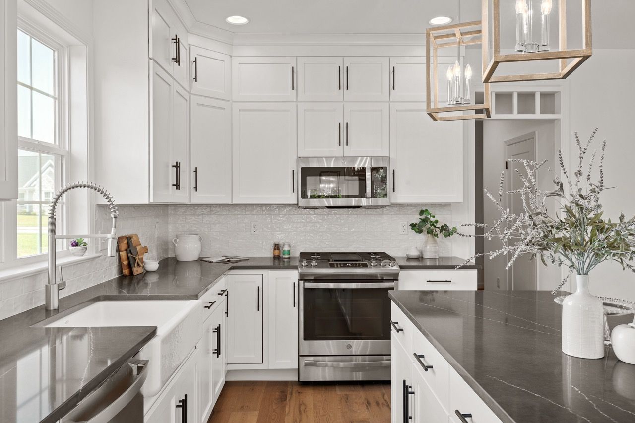 Kitchen in the Ariel model from Garman Builders