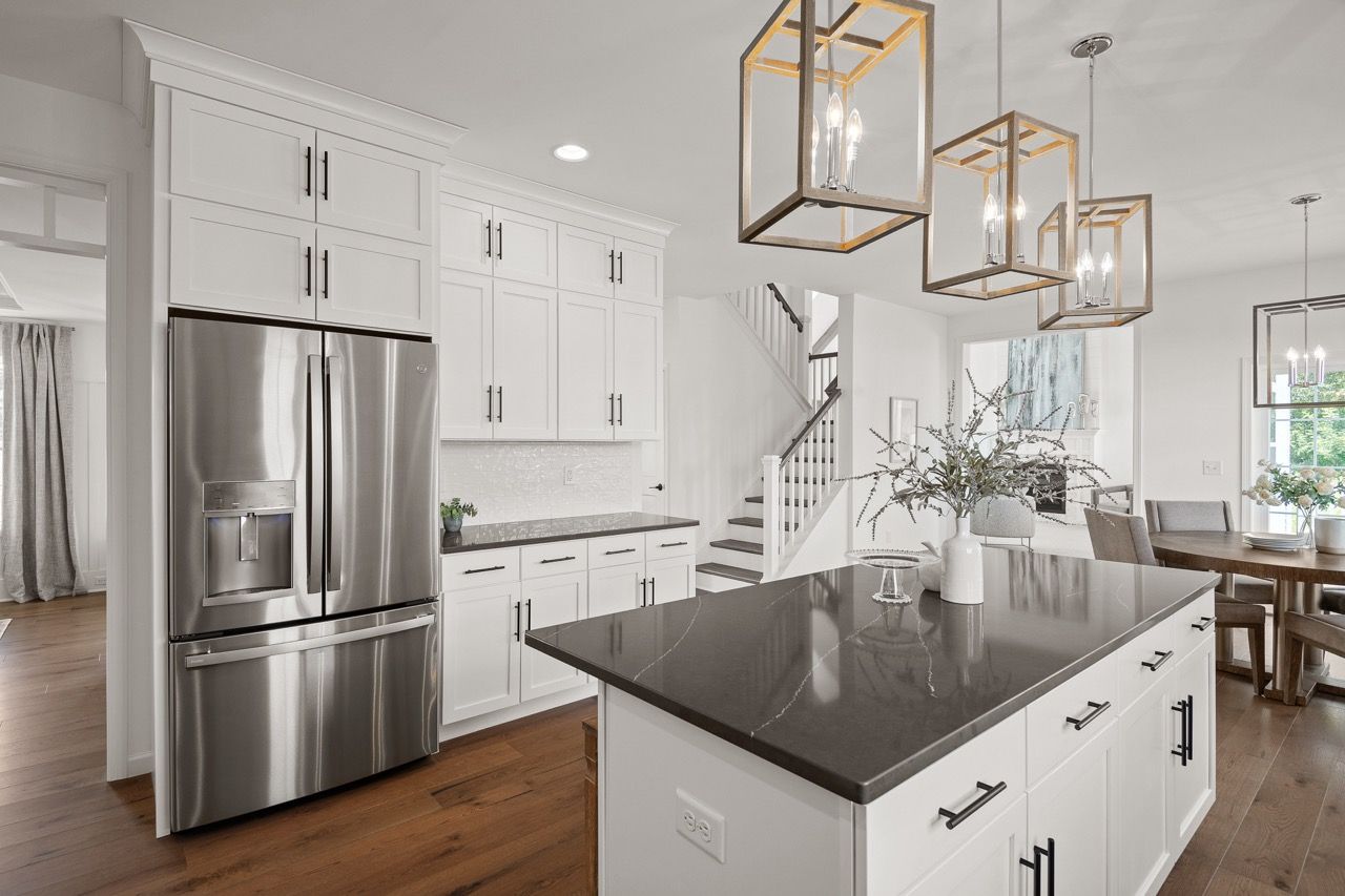 Kitchen in the Ariel model from Garman Builders
