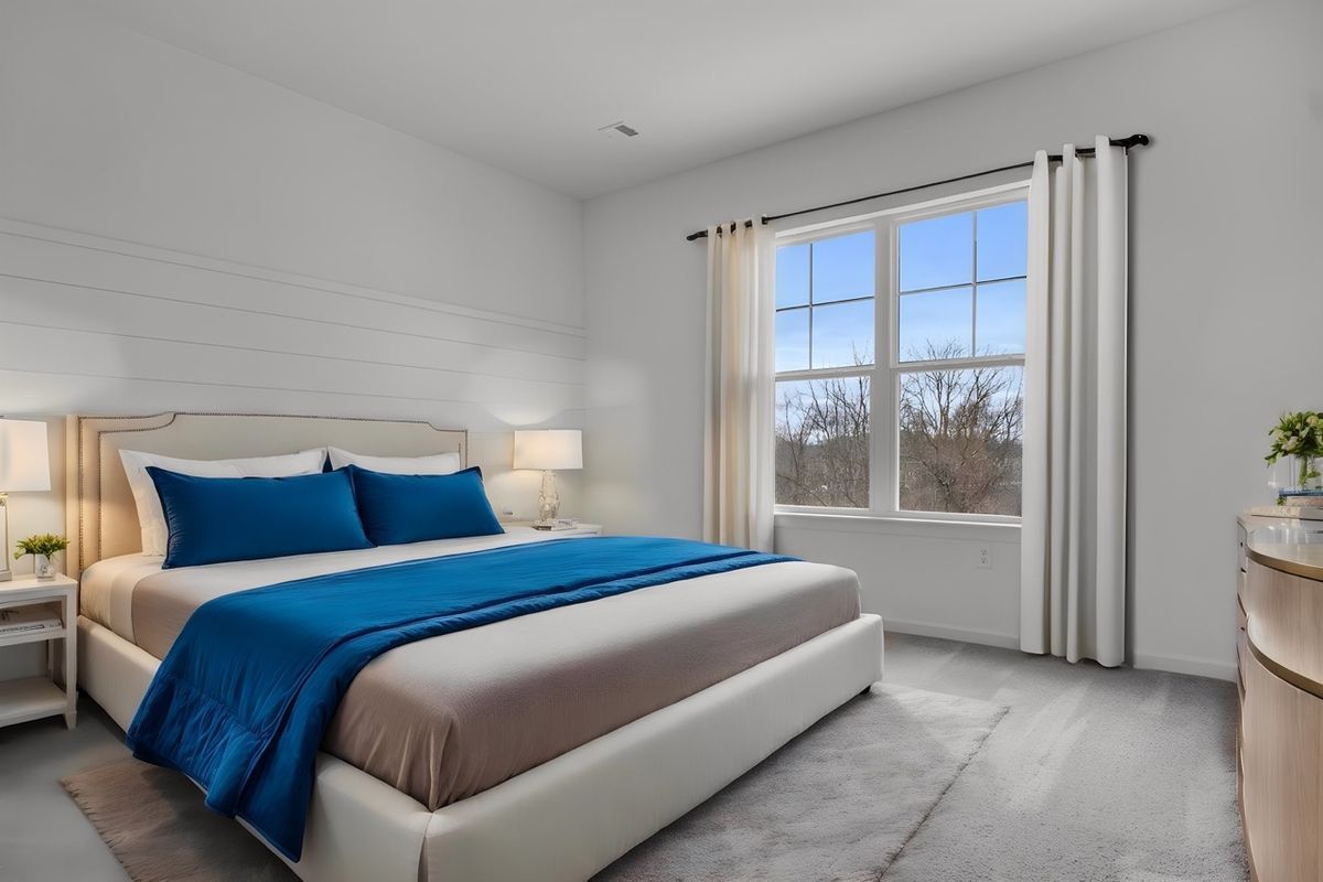 Bedroom of the Griffin Model from Garman Builders