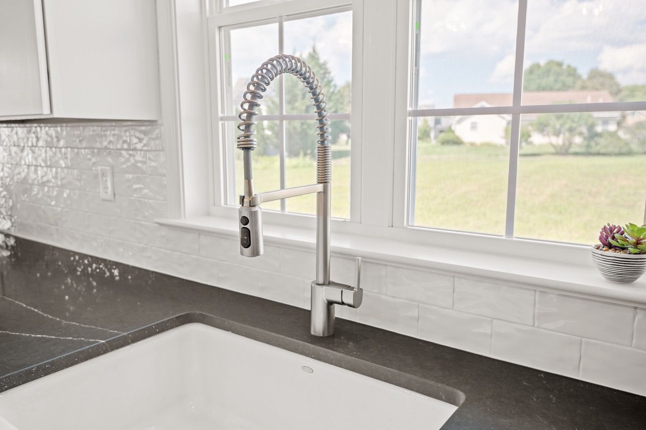 Kitchen in the Ariel model from Garman Builders