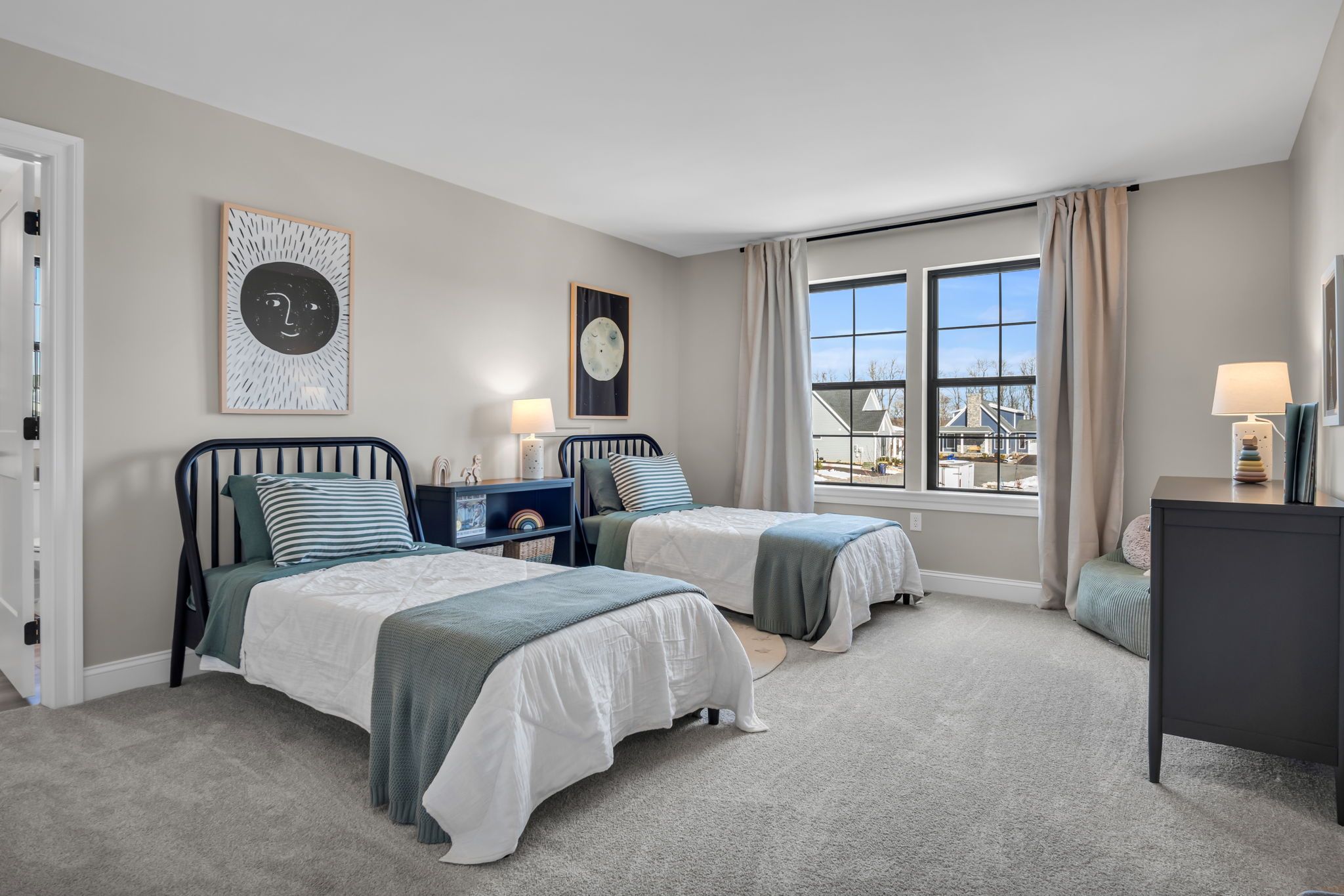 Bedroom in the Arbor model from Garman Builders