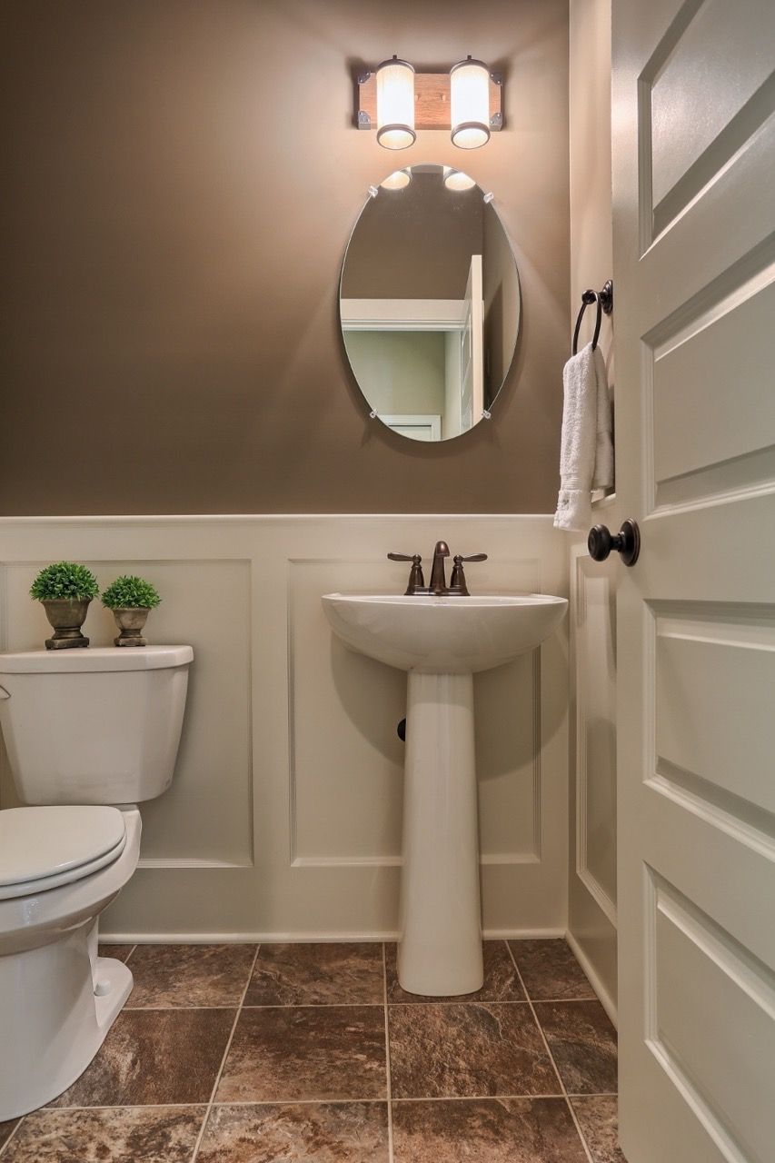 Powder Room of the Sienna Model from Garman Builders