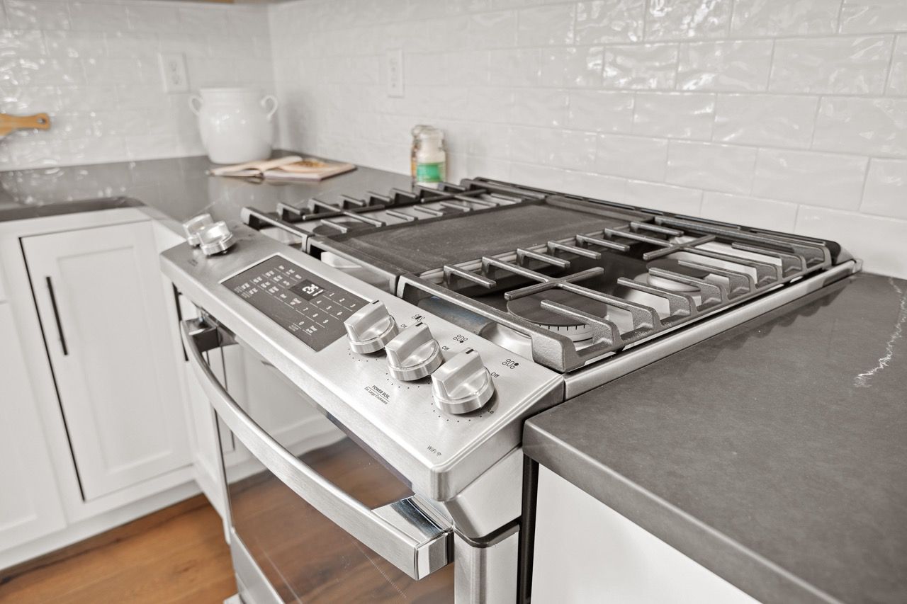 Kitchen in the Ariel model from Garman Builders