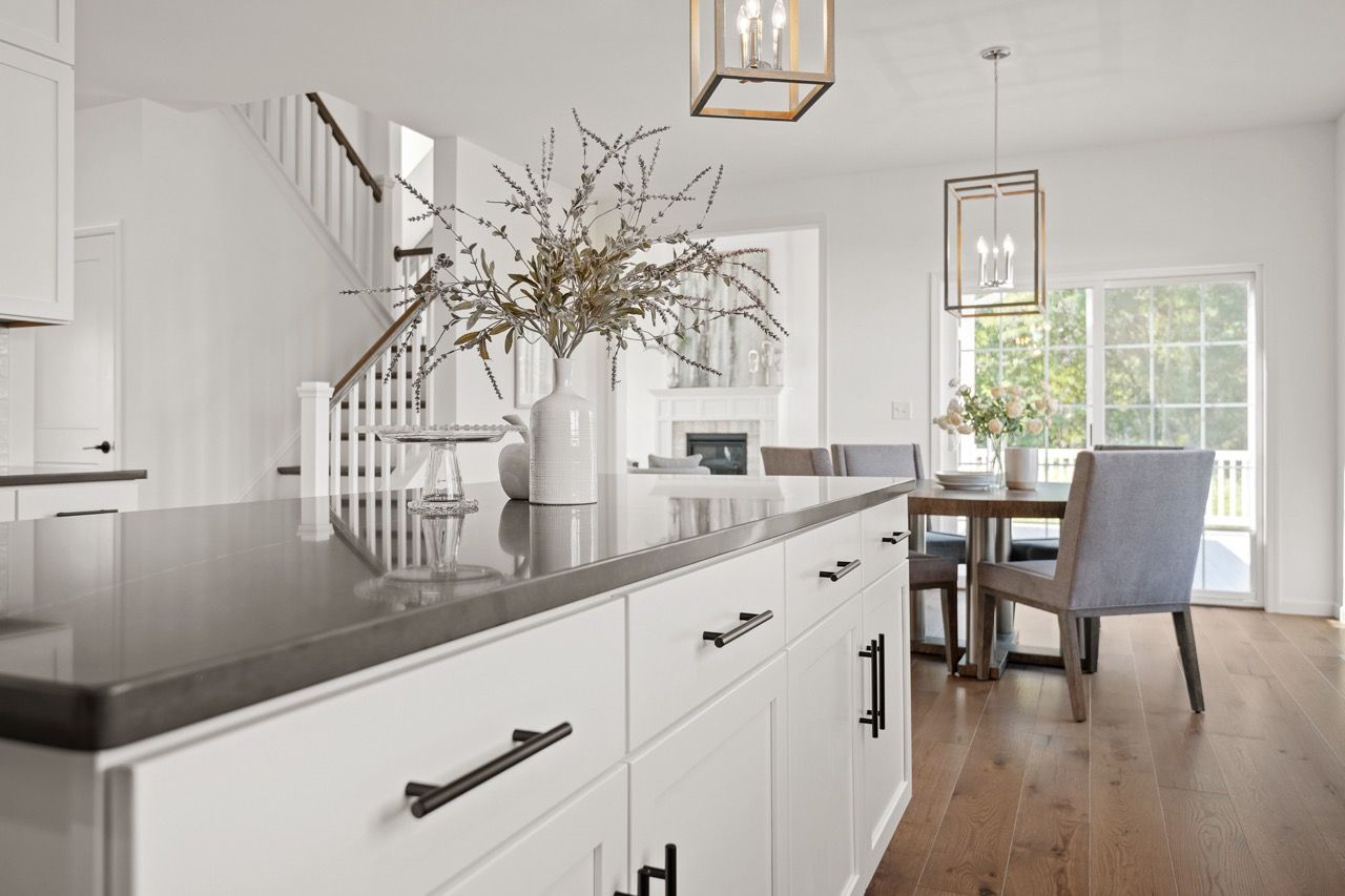 Kitchen in the Ariel model from Garman Builders
