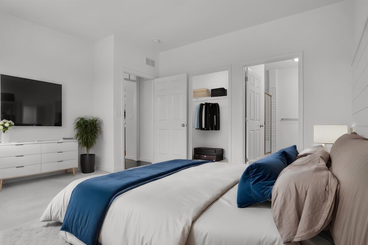 Bedroom of the Griffin Model from Garman Builders