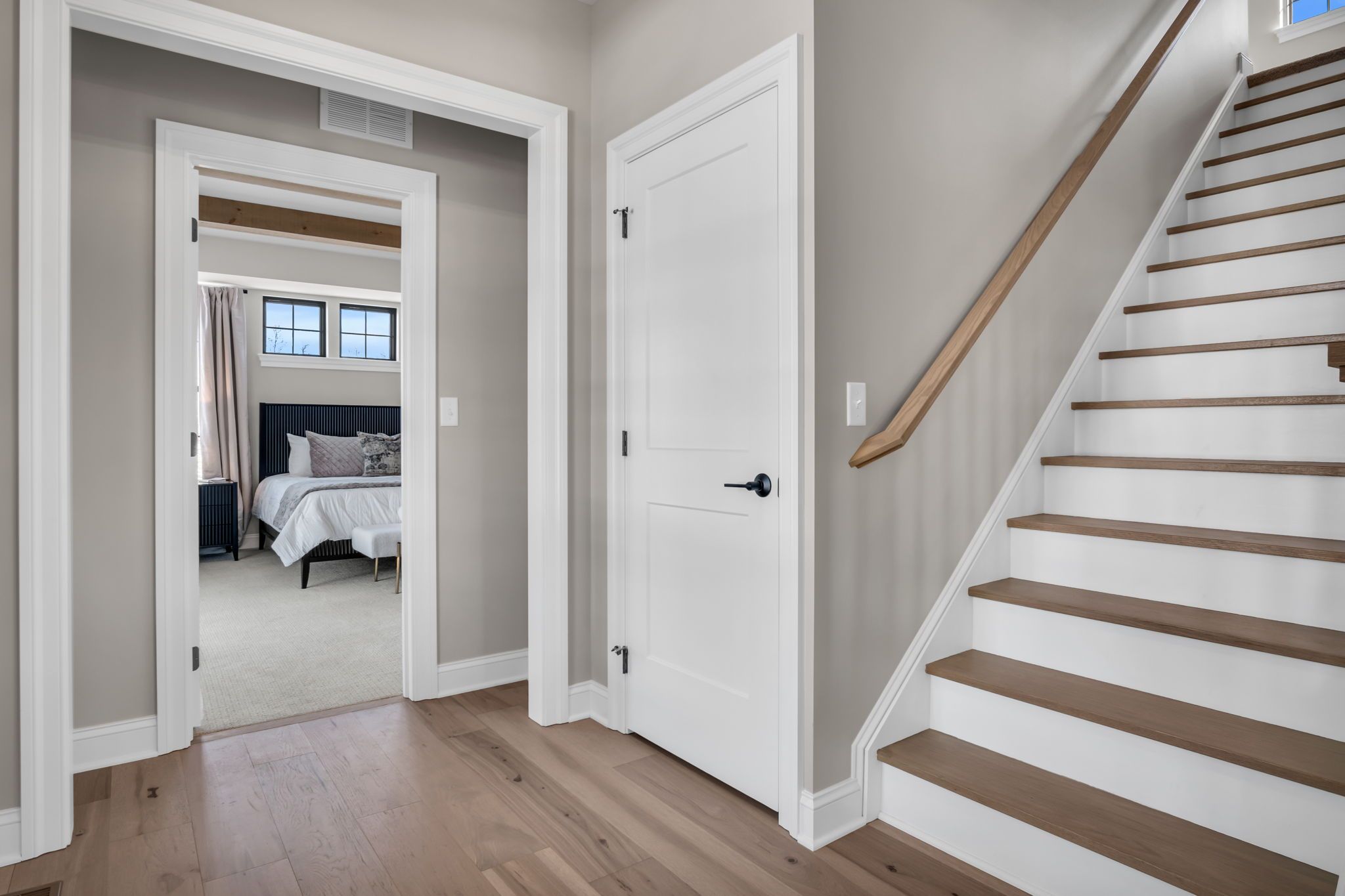 Hallway in the Arbor model from Garman Builders