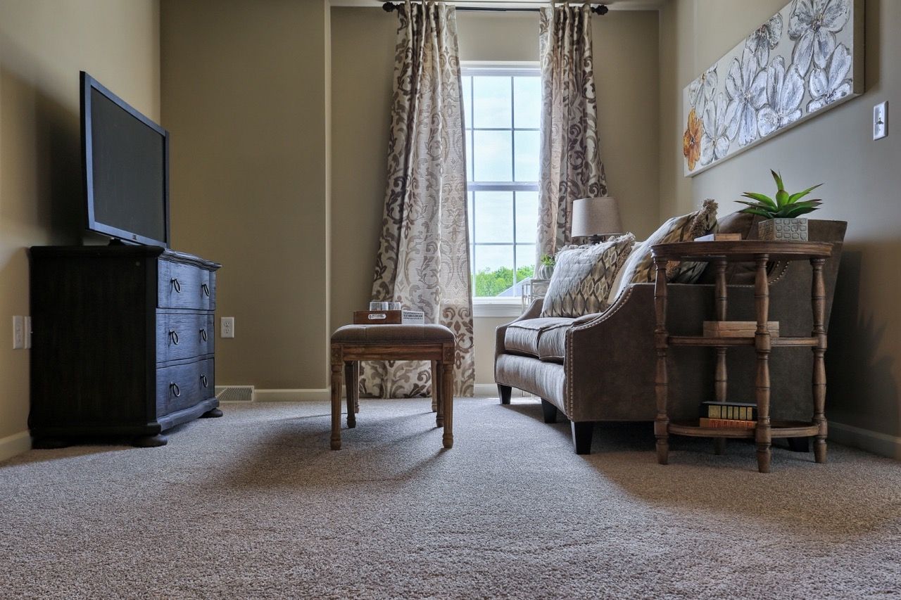 Living Room of the Sienna Model from Garman Builders