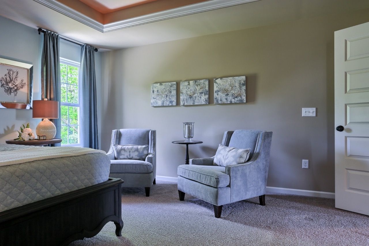 Large Bedroom of the Sienna Model from Garman Builders