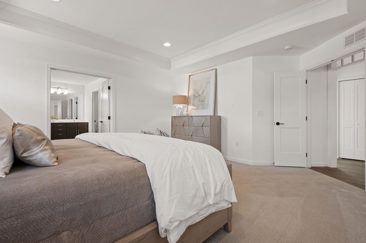 Bedroom in the Ariel model from Garman Builders