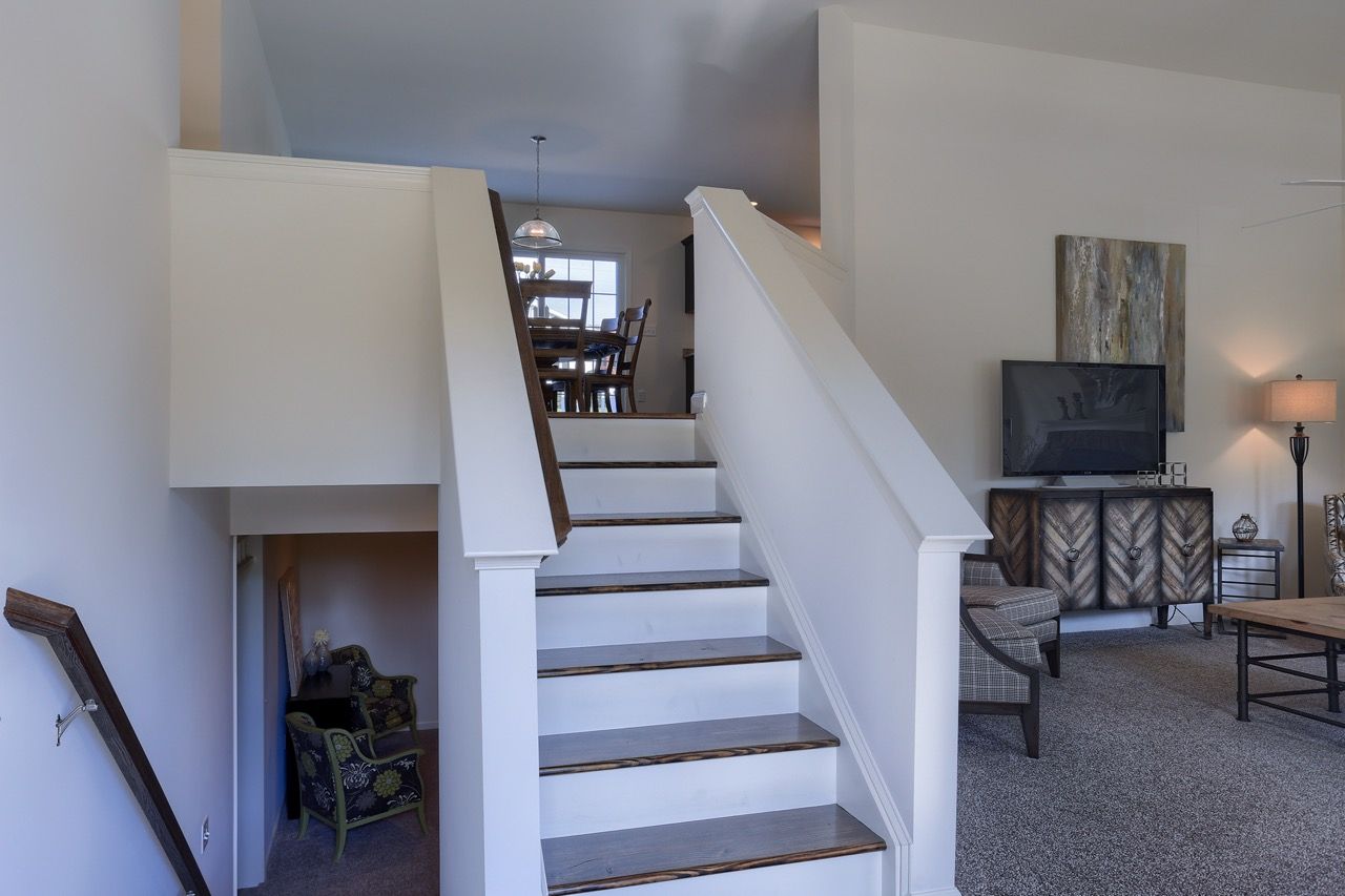 Staircase of the Crawford Model from Garman Builders