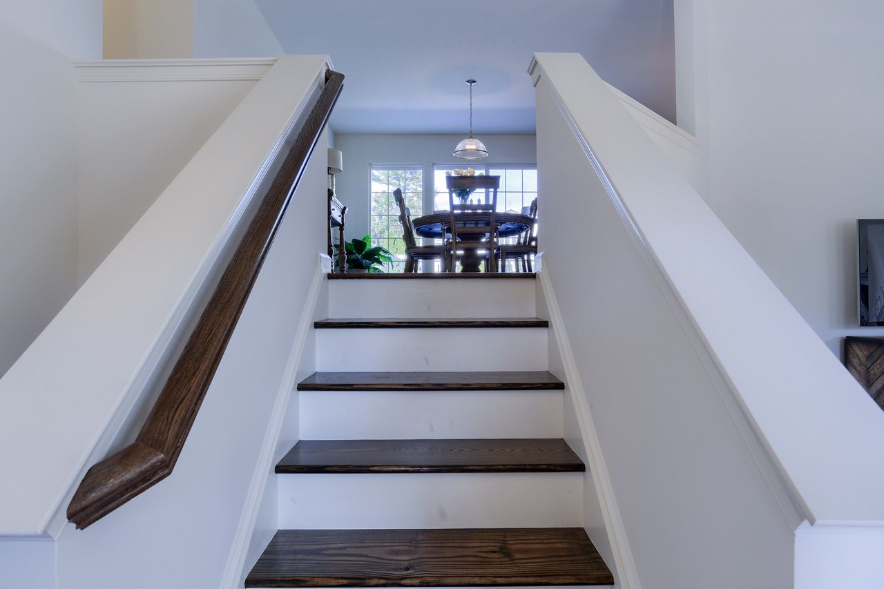 Staircase of the Crawford Model from Garman Builders
