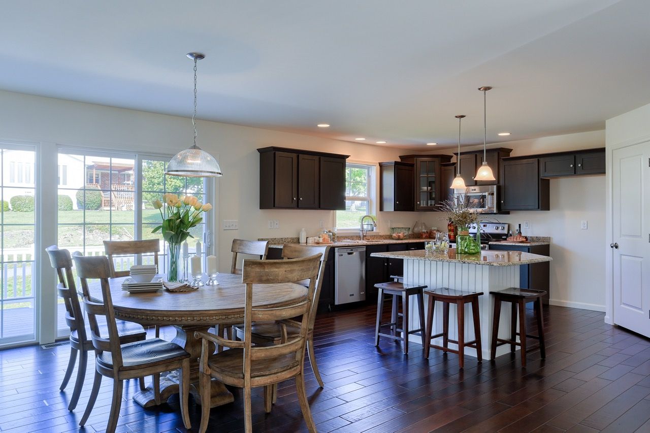 Kitchen of the Crawford Model from Garman Builders
