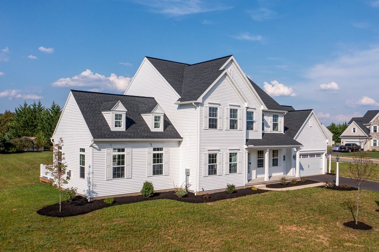 Front elevation of the Ariel model from Garman Builders