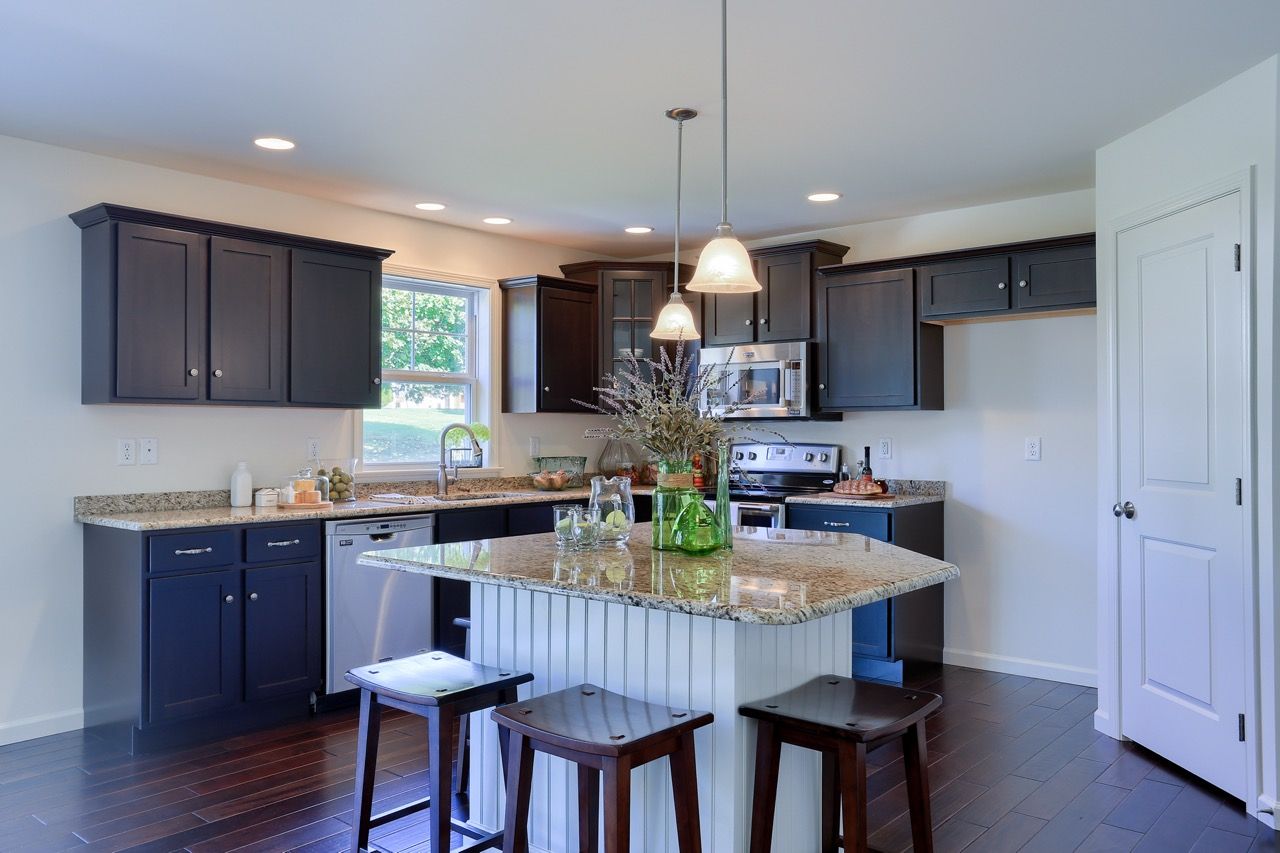Kitchen of the Crawford Model from Garman Builders