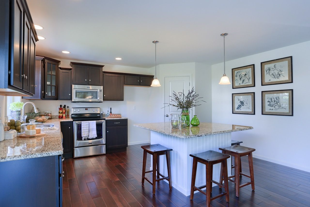 Kitchen of the Crawford Model from Garman Builders