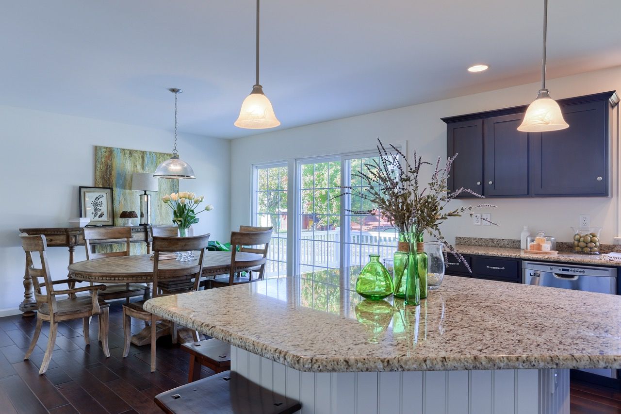 Kitchen of the Crawford Model from Garman Builders