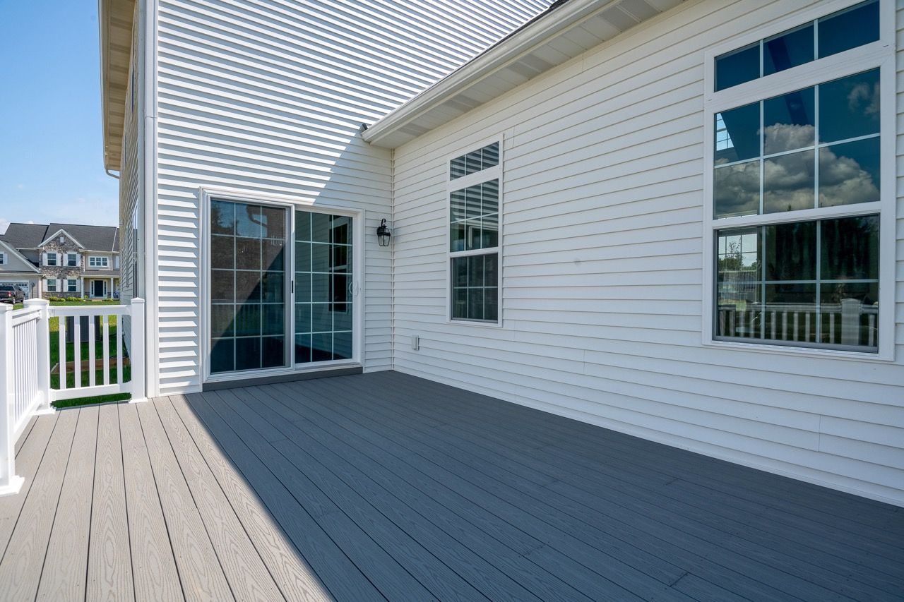 Rear elevation of the Ariel model from Garman Builders