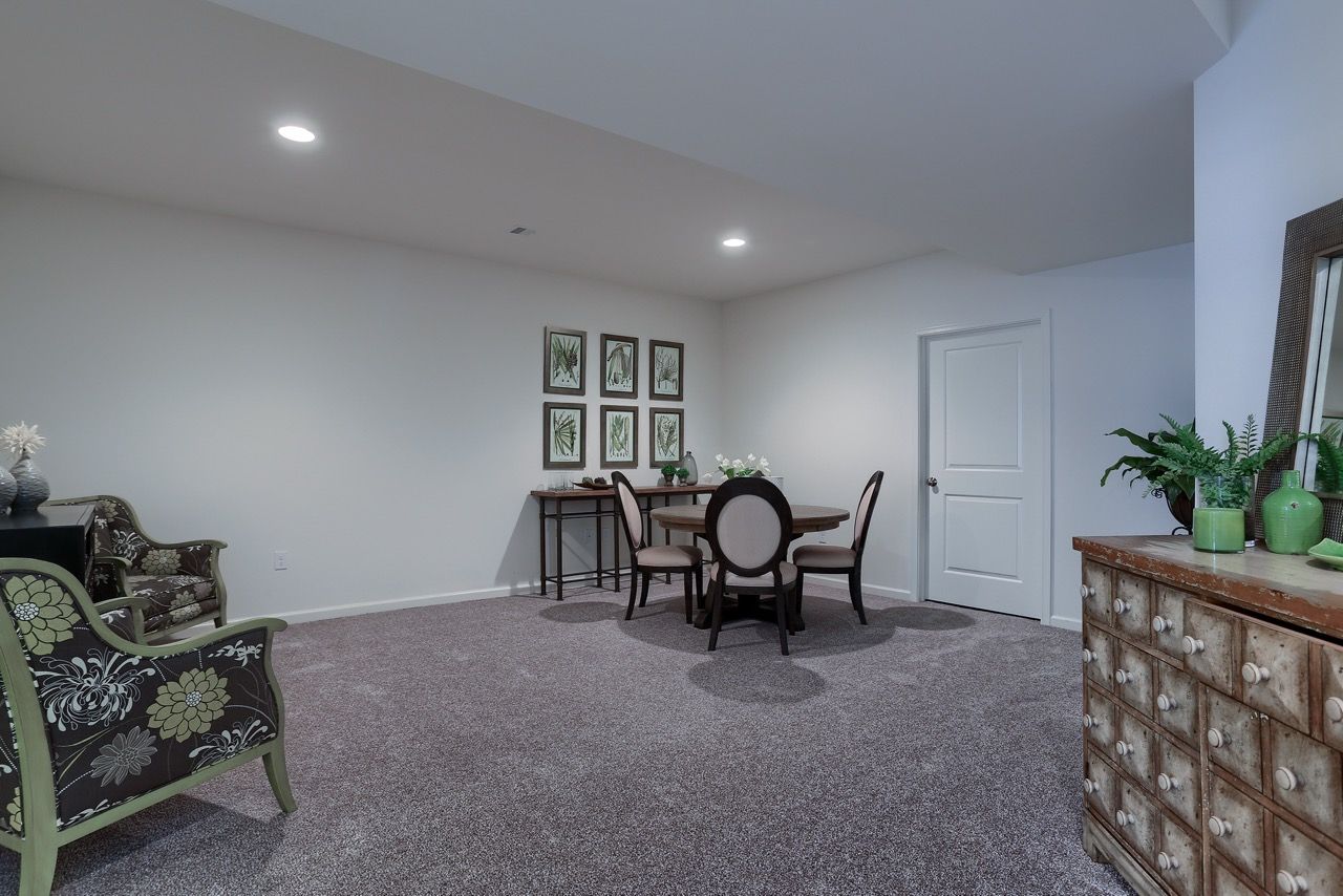 Basement of the Crawford Model from Garman Builders