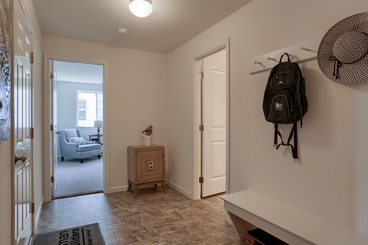 Mudroom of the Crawford Model from Garman Builders