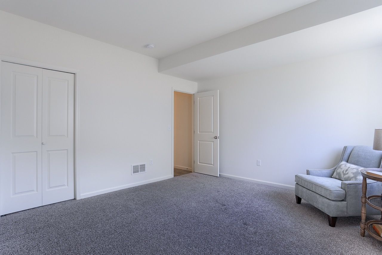 Bedroom of the Crawford Model from Garman Builders