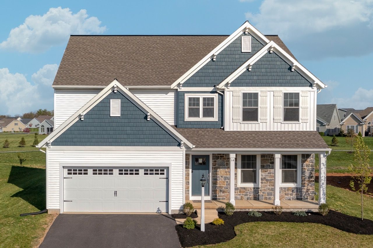 Front Elevation of the Mackenzie Model from Garman Builders