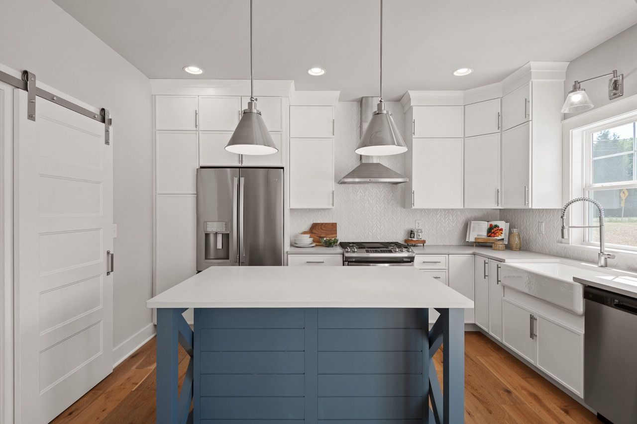 Kitchen of the Davenport Model from Garman Builders