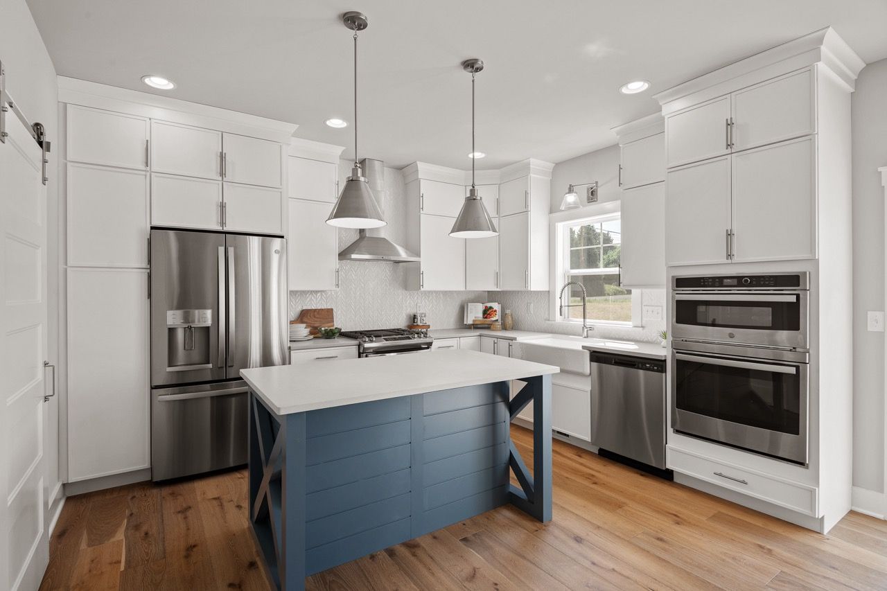 Kitchen of the Davenport Model from Garman Builders