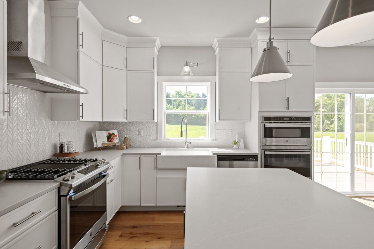 Kitchen of the Davenport Model from Garman Builders