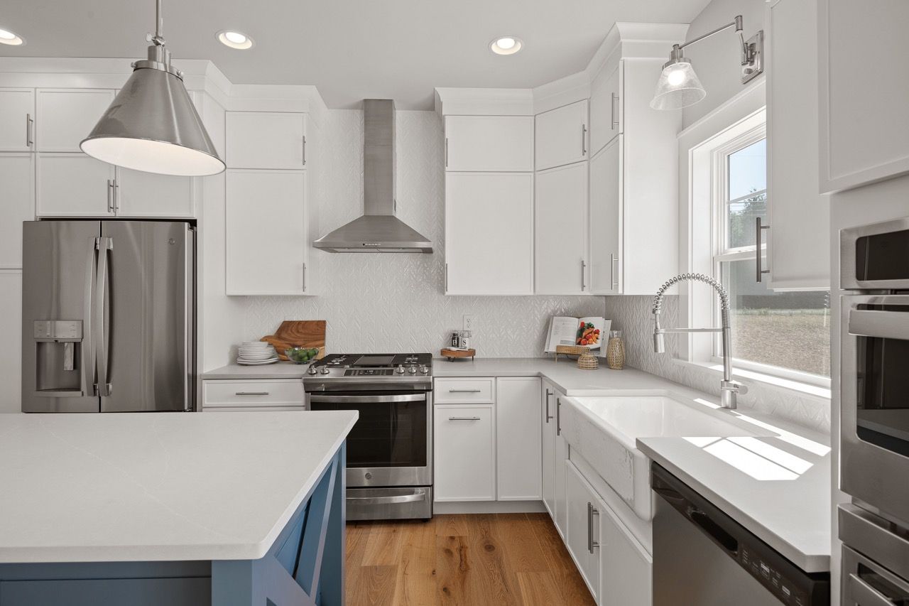 Kitchen of the Davenport Model from Garman Builders