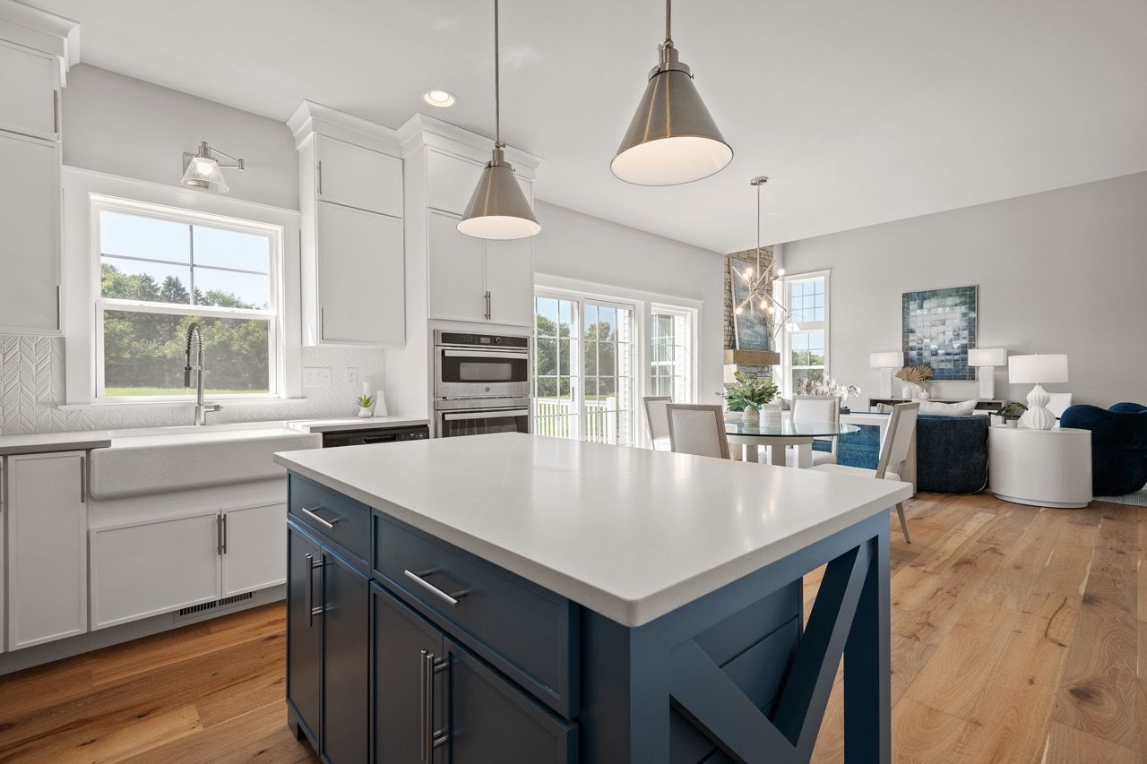 Kitchen of the Davenport Model from Garman Builders